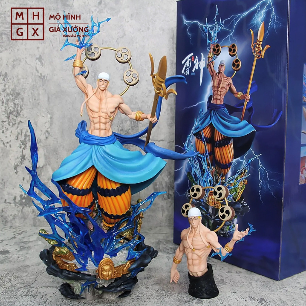 Mô Hình One Piece Enel Chúa Trời siêu phẩm 47cm nặng 3kg - Figure OnePiece - Có Hộp màu - Mô Hình Giá Xưởng