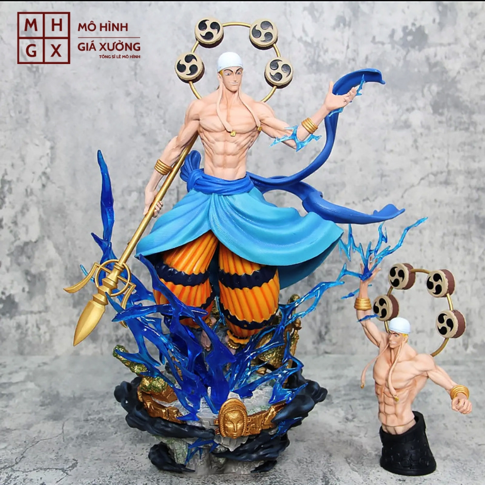 Mô Hình One Piece Enel Chúa Trời siêu phẩm 47cm nặng 3kg - Figure OnePiece - Có Hộp màu - Mô Hình Giá Xưởng