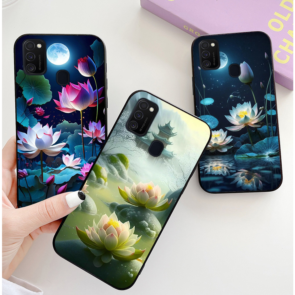 Ốp lưng Samsung m21 / ss m30s / ss m31 in hình hoa sen tài lộc may mắn