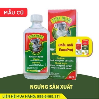 Dầu khuynh diệp Gấu Euky, Ecapro, Kangaroo Công Nghệ Đạt Chuẩn Úc, dành cho trẻ sơ sinh và trẻ nhỏ