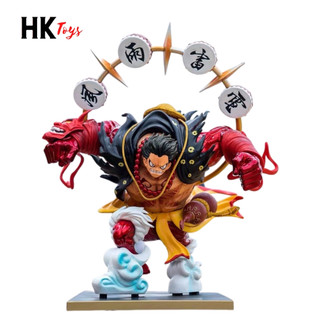 Mô hình onepiece luffy gear 4 siêu phẩm cao 30cm - nặng 2kg - figure onepiece - có hộp carton - hktoys
