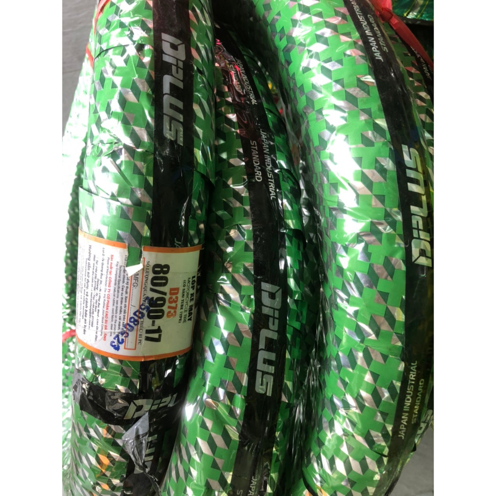 Lốp xe máy DPLUS 80/90-17 bánh sau Sirius, Viva, Wave, Future, Jupiter có ruột