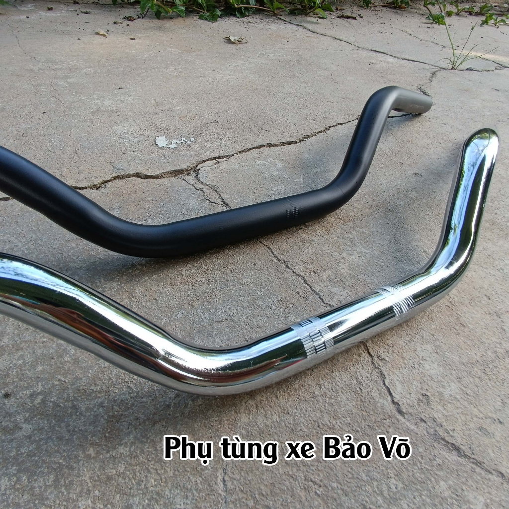 Ghi đông classic phi 25mm thích hợp độ harley, steed, shadow,......