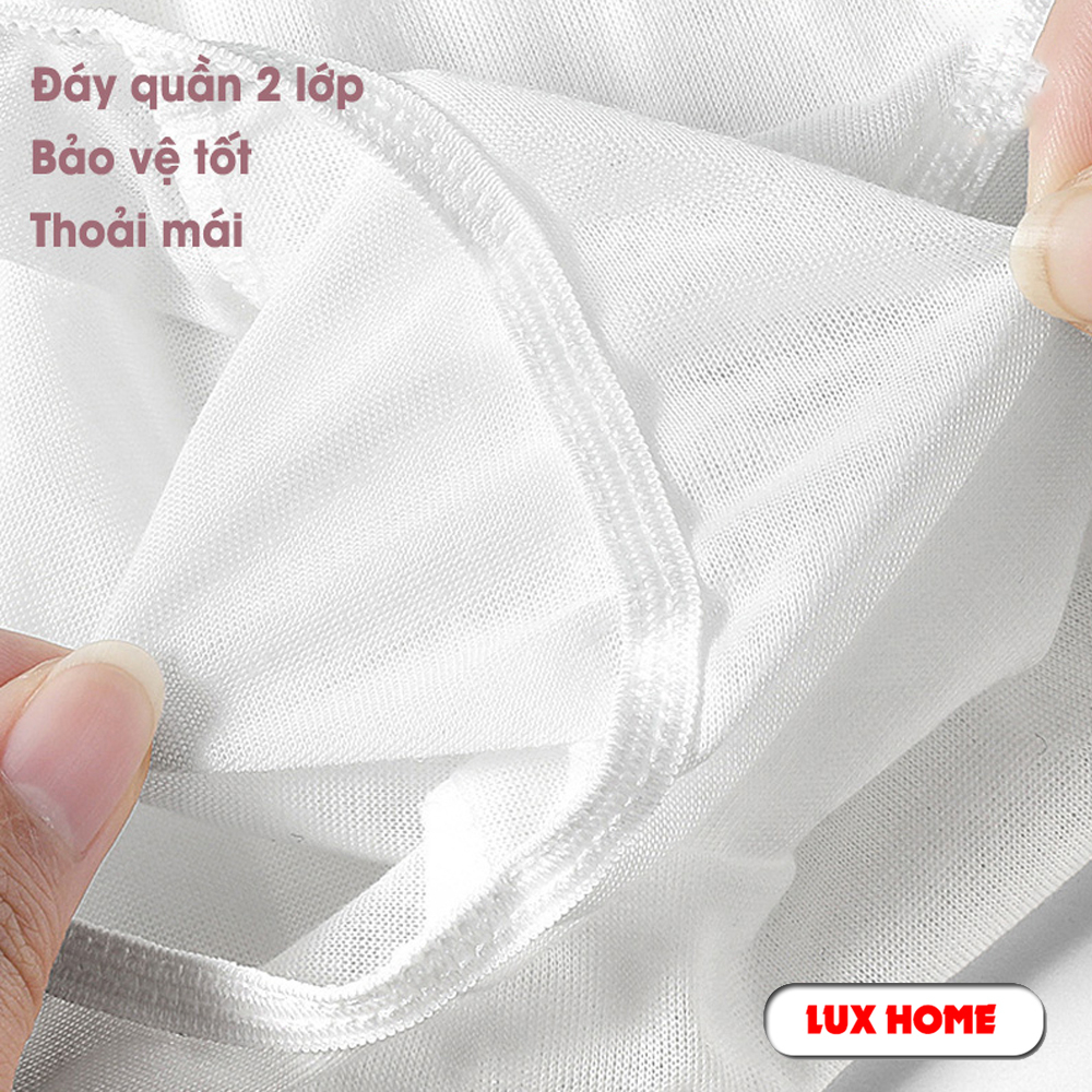 Quần lót dùng 1 lần set 5 túi, chất liện cotton, đáy quần 2 lớp, tiện lợi khi đi du lịch, mẹ bầu đi sinh