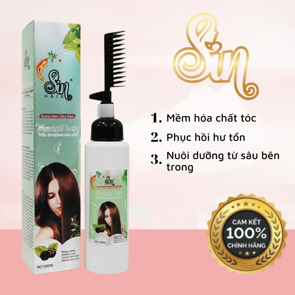 Dầu gội duỗi tóc Sin Hair 260ml Chính Hãng