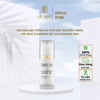 Sữa rửa mặt tẩy trang cân bằng da Mild Cleansing Gel CindelTox 120mL tẩy tế bào chết kích trắng da