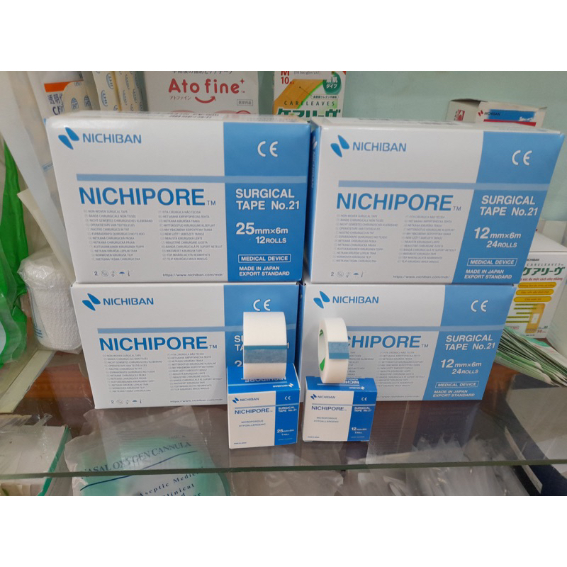 Băng keo cuộn y tế Nhật Bản Nichipore 25mmx6m
