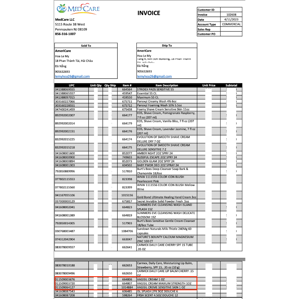 Vagisil - Kem giảm ngứa vùng kín Vagisil maximum strength anti - itch creme 28g