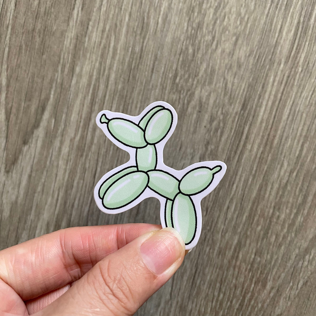 Sticker XANH BẠC HÀ - MINT chống nước trang trí Xe, Laptop, Nón Bảo Hiểm, tem dán đàn Guitar