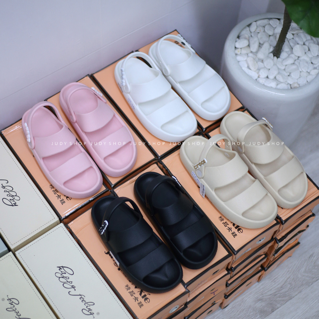 Giày Đi Mưa - Dép Crocs Chất Liệu Su Nhẹ Mềm Êm Chân VNXK