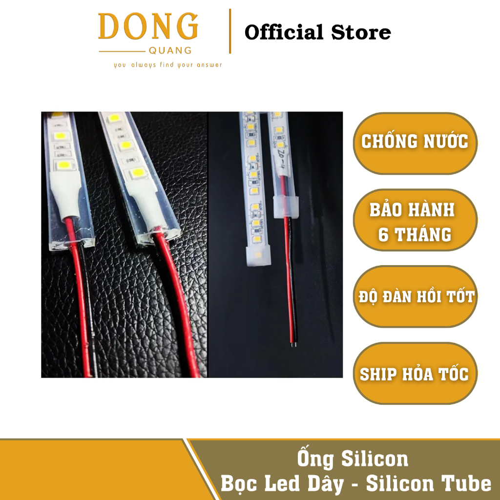 Ống Silicon Bọc Led Dây 2835 5050 3528 - Silicon Tube
