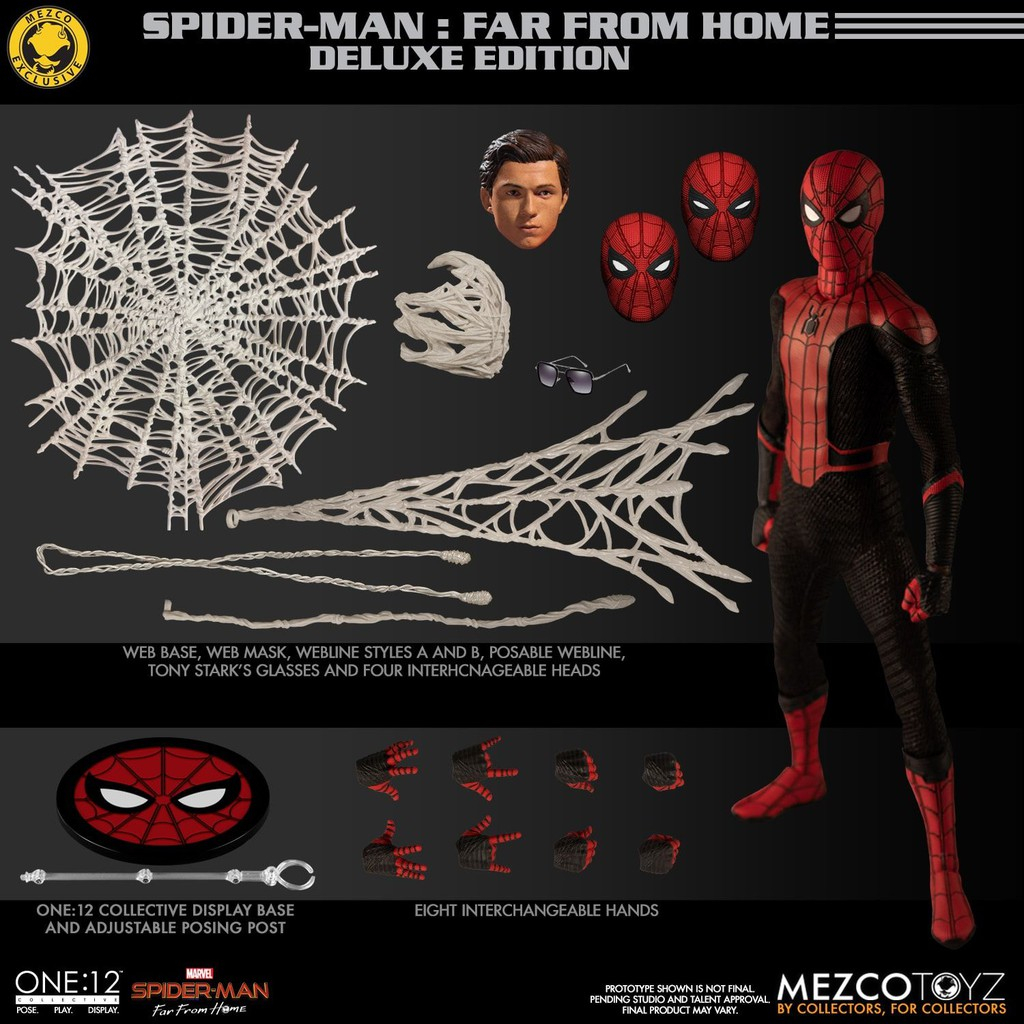 Mô hình MEZCO Spiderman Upgraded Suit
