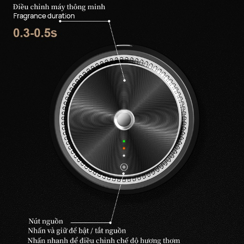 Khuếch tán tinh dầu ô tô cao cấp, Máy khuếch tán hương thơm thông min, Khử mùi, Máy lọc không khí ô tô - W09 | BigBuy360 - bigbuy360.vn