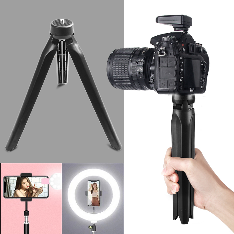 Giá đỡ ba chân để bàn chống sốc Tay cầm máy ảnh chống rung xoay 360 độ