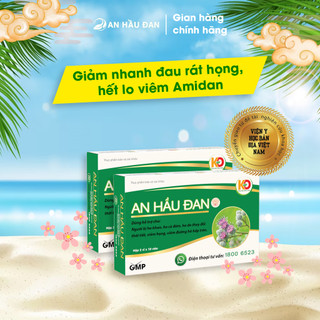 An hầu đan - hỗ trợ giảm ho khan, ho đờm, đau rát họng