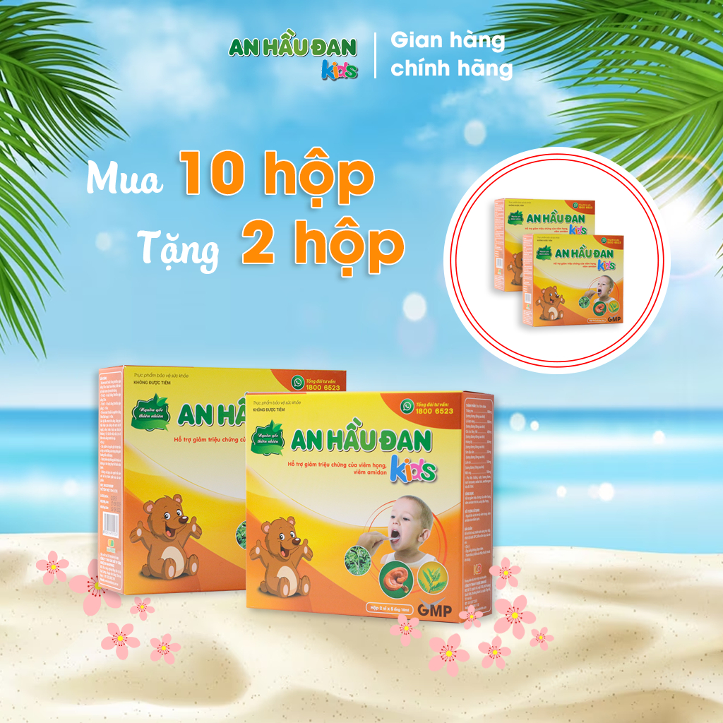 COMBO MUA 10 TẶNG 2 HỘP AN HẦU ĐAN KIDS