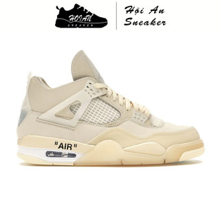 Giày Jordan 4 Off White Sail Nam Nữ - Giày JD4 Sneaker Bóng Rổ Màu Be [FREESHIP + HỘP GIÀY + DÂY GIÀY + HỘP BẢO VỆ]