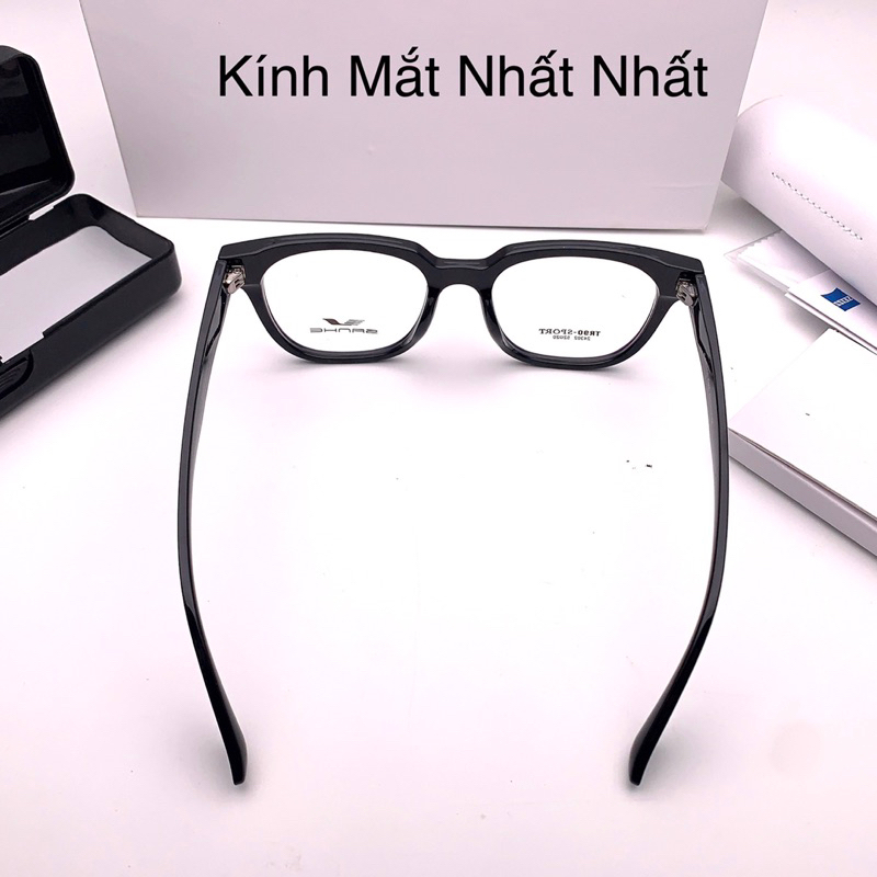Kính Wild2 gọng dẻo cận giả cận thời trang tặng kèm khăn hộp đựng