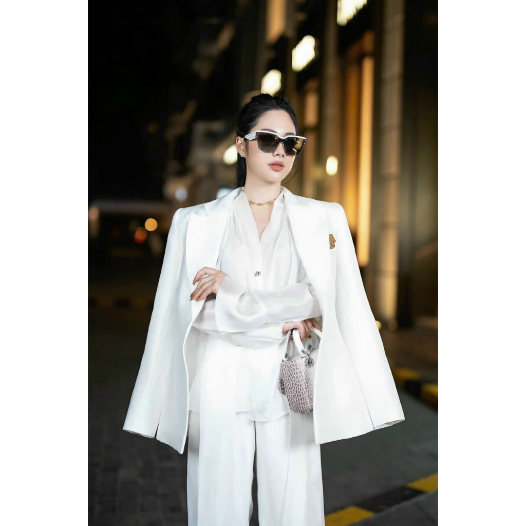 Kính mát unisex dior gọng browline tráng gương màu đen trắng phù hợp mặt trái xoan, mặt vuông tặng khăn