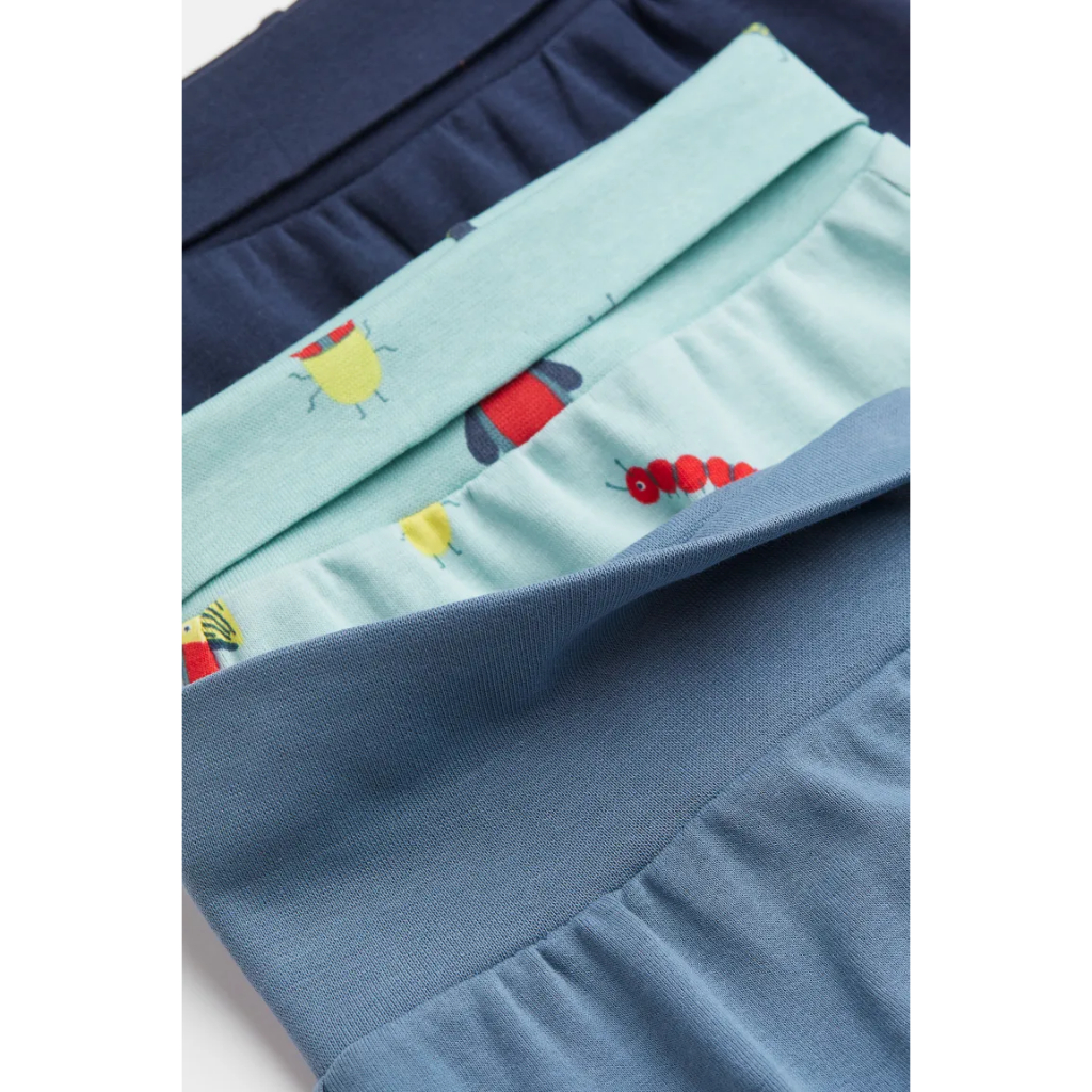 Set 3 Quần dài bé trai HM authentic cạp cao gấp eo bo gấu cotton mềm mại 6-9 tháng 8-9kg quần sơ sinh bé trai