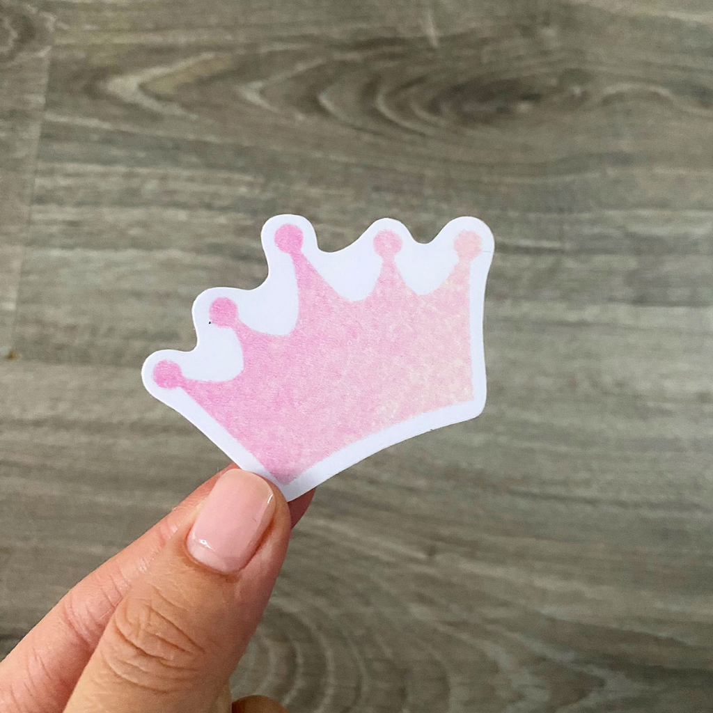 Màu Cam Đào StickerS - Peachy Dễ Thương Chất Liệu PVC Cao Cấp Chống Nước Dán Trang Trí Nón Bảo Hiểm | Sticker Việt Nam