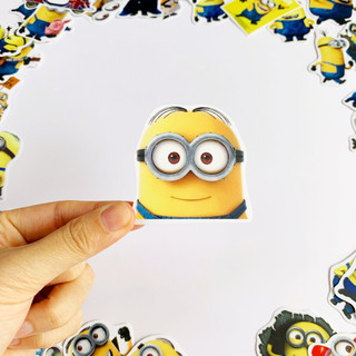 Sticker MINION dễ thương, hình dán decal  trang trí nón bảo hiểm, đàn guitar, laptop, vali, xe