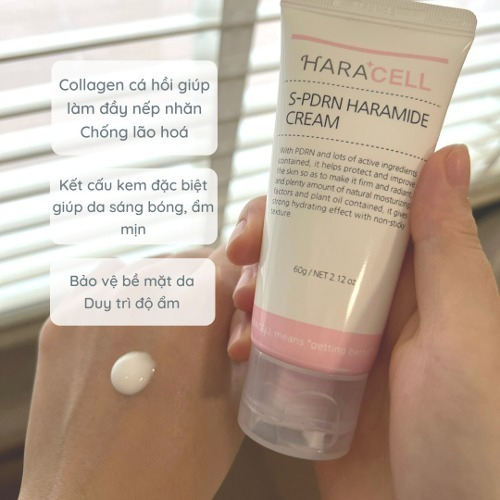 Măng tây baby - Kem dưỡng S-PDRN Haramide Cream chống lão hóa