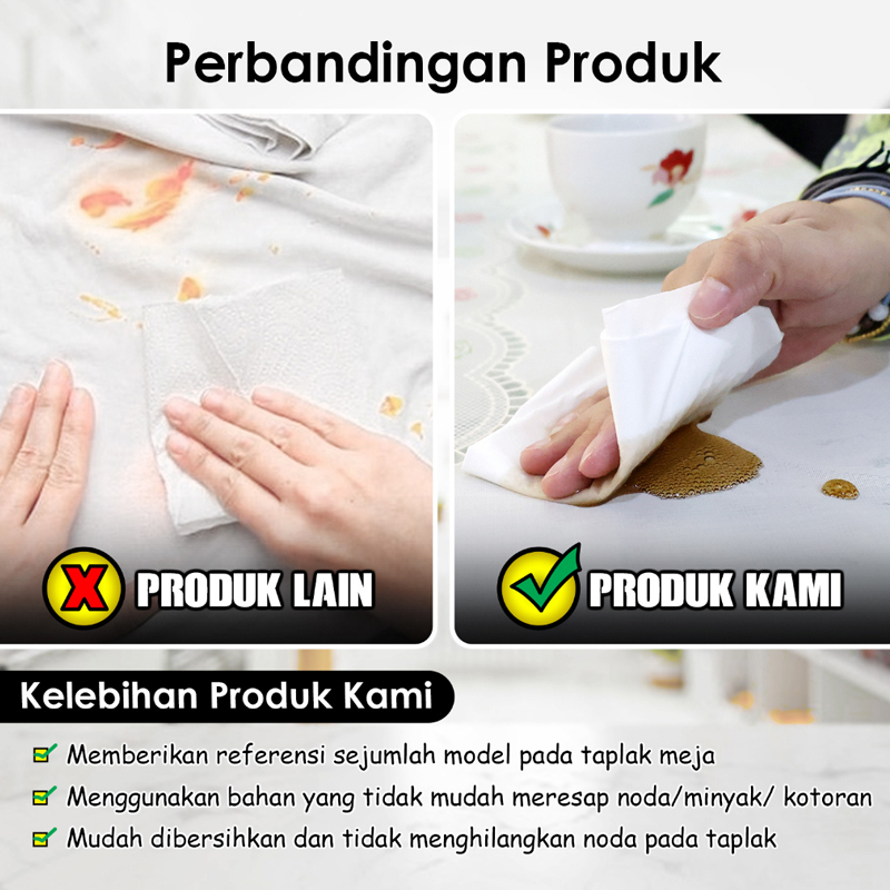 Khăn Trải Bàn Nhựa Cao Cấp Không Thấm Nước Đủ Size