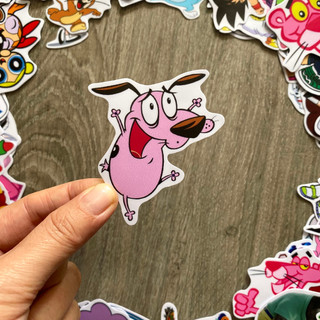 Sticker HOẠT HÌNH - CARTOON dễ thương, chống nước dán trang trí góc học tập, máy tính, điện thoại, đàn guitar