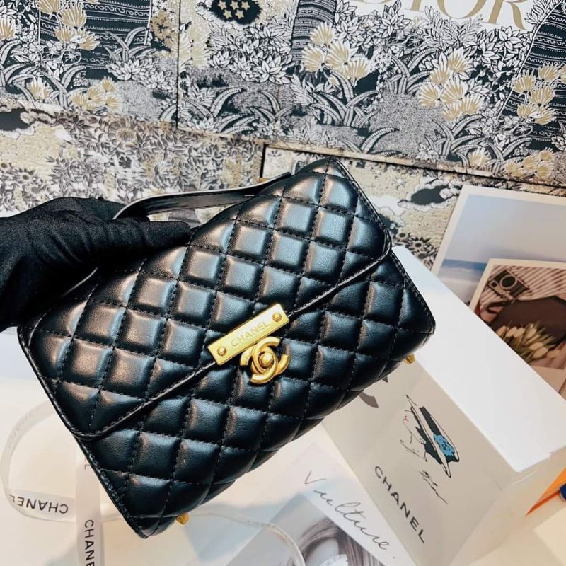 TÚI ĐEO CHÉO NỮ CHANEO FLAPBAG SUPER FULL BOX SZ 22