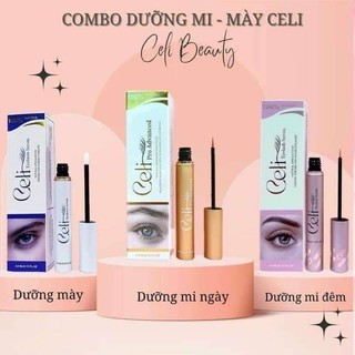 Bộ 3 cây serum dưỡng mi mày celi - dưỡng dài mi mày kích mộc rậm hơn