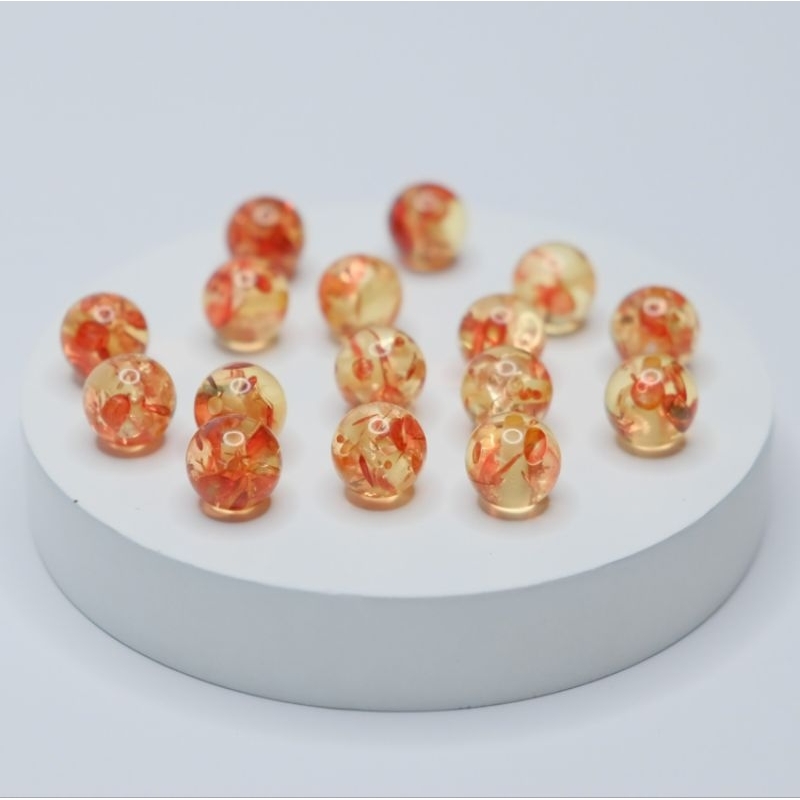 Viên hổ phách xỏ vòng tay, làm mặt dây chuyền, mặt nhẫn, bông tai, làm sản phẩm thủ công