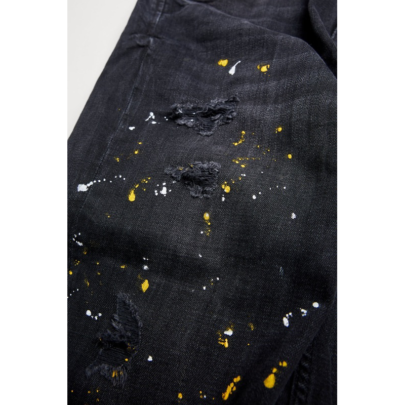Quần jean nam Zara authentic TAPERED WITH PAINT SPLATTER size 30