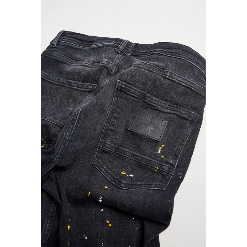 Quần jean nam Zara authentic TAPERED WITH PAINT SPLATTER size 30
