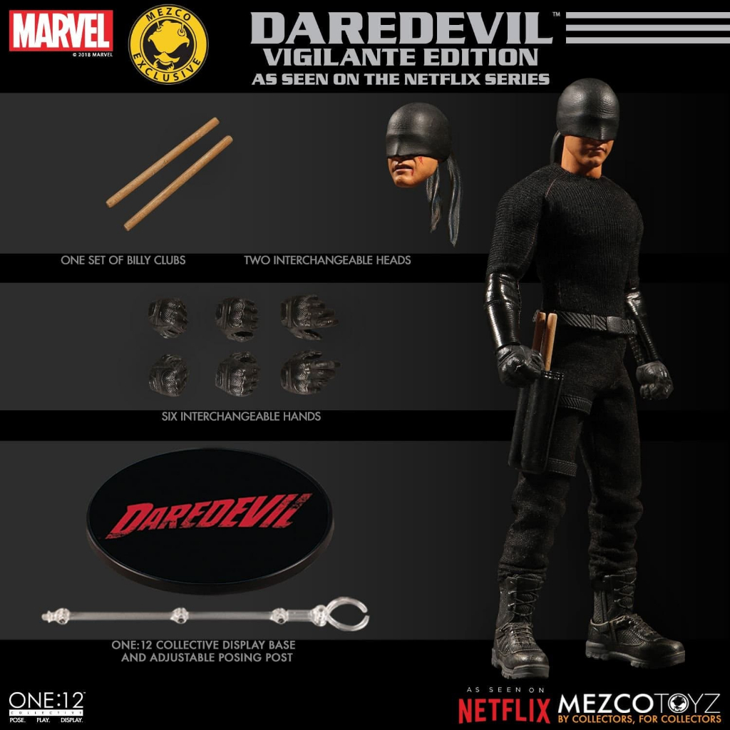 Mô hình MEZCO Daredevil Vigilante
