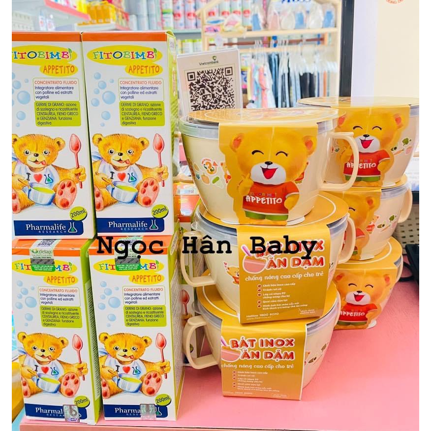 (Date 2026) Fitobimbi Appetito siro ăn ngon miệng lọ 200ml