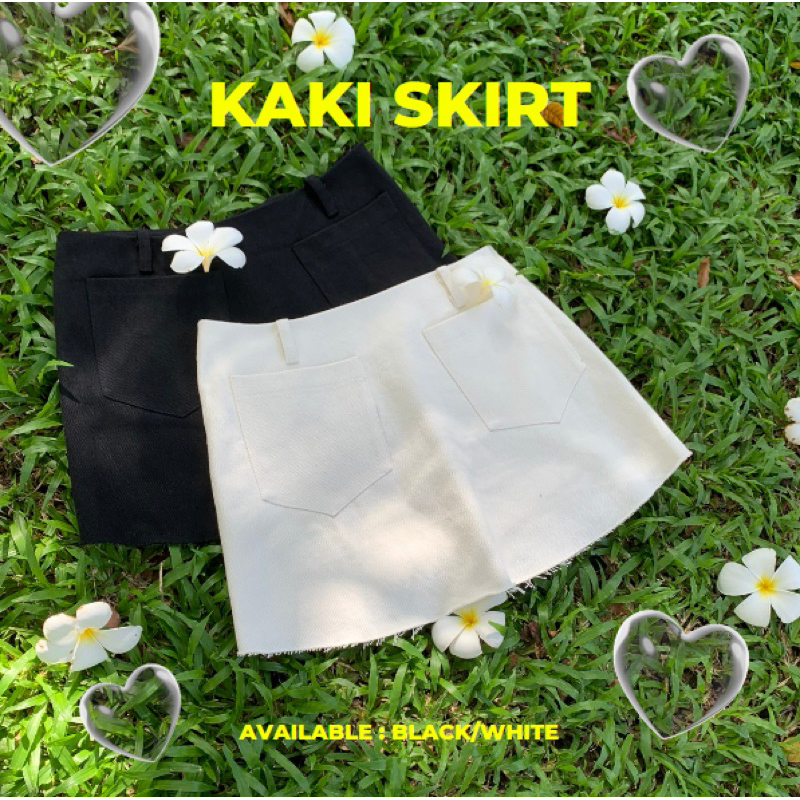Chân Váy Kaki Trơn | Kaki Skirt - Esmeé