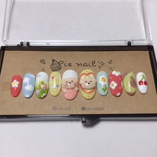 185. nailbox vẽ full. gấu bột nổi
