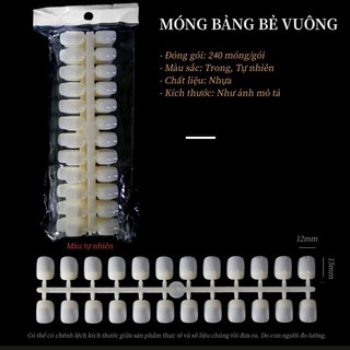 Móng bảng bẻ làm mẫu - móng tập sơn - móng trưng bày