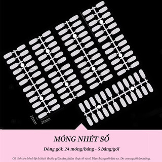 Móng bảng bẻ làm mẫu - móng tập sơn - móng trưng bày