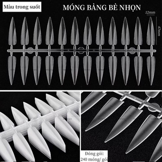 Móng bảng bẻ làm mẫu - móng tập sơn - móng trưng bày