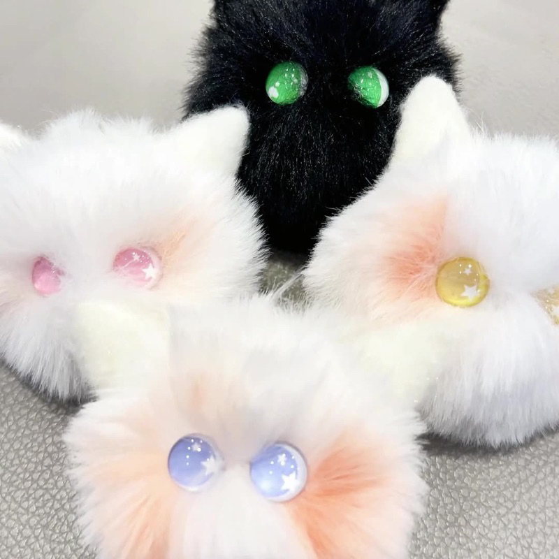 Móc Khóa Mèo Bông Dễ Thương Giá Rẻ Treo Balo Túi Xách Quà Tặng Phụ Kiện