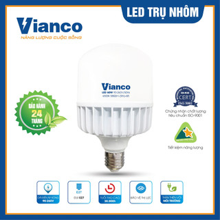 Đèn led trụ nhôm 60w vianco - t21va