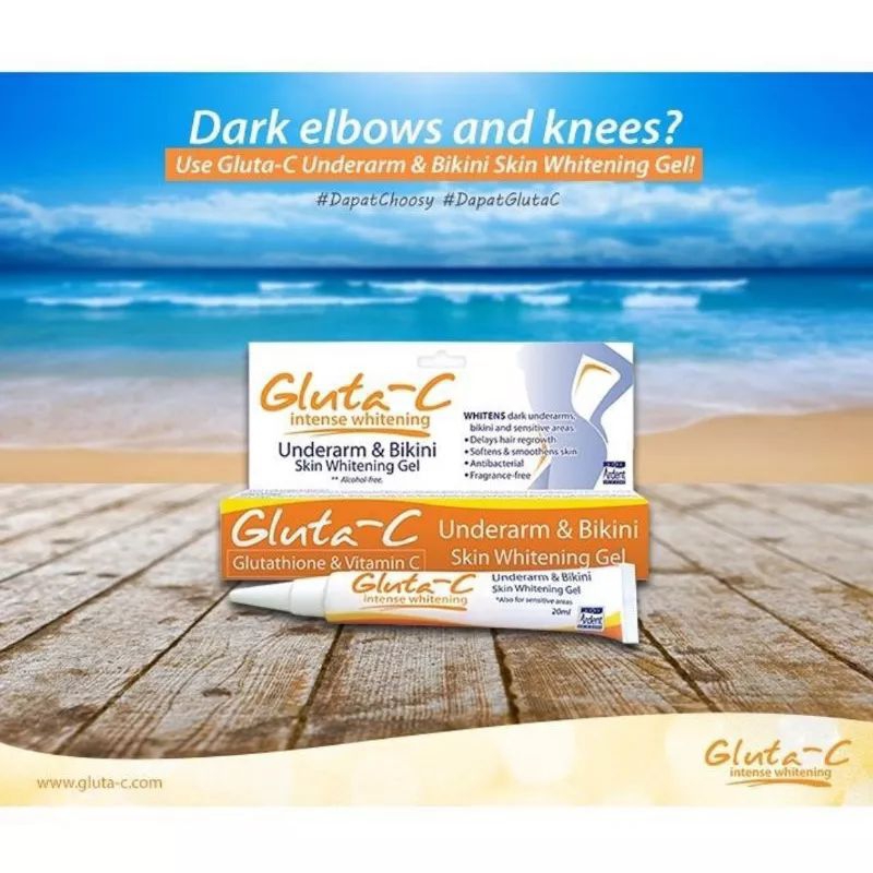 Gel Gluta C Whitening Sáng Da Mờ Thâm Vùng Bikini Và Dưới Cánh Tay