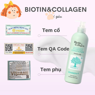 Cặp dầu gội - xả Biotin Collagen 1000ml