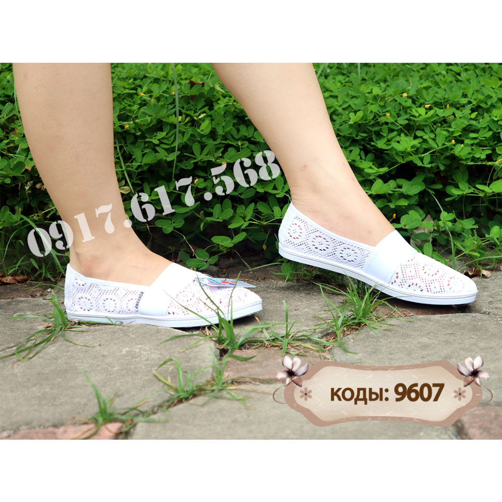 Giày ren hoa nữ Anh Khoa A960-7 siêu thoáng chuyên đi bộ, thể dục, thể thao, du lịch, dã ngoại hàng xuất Nga siêu bền