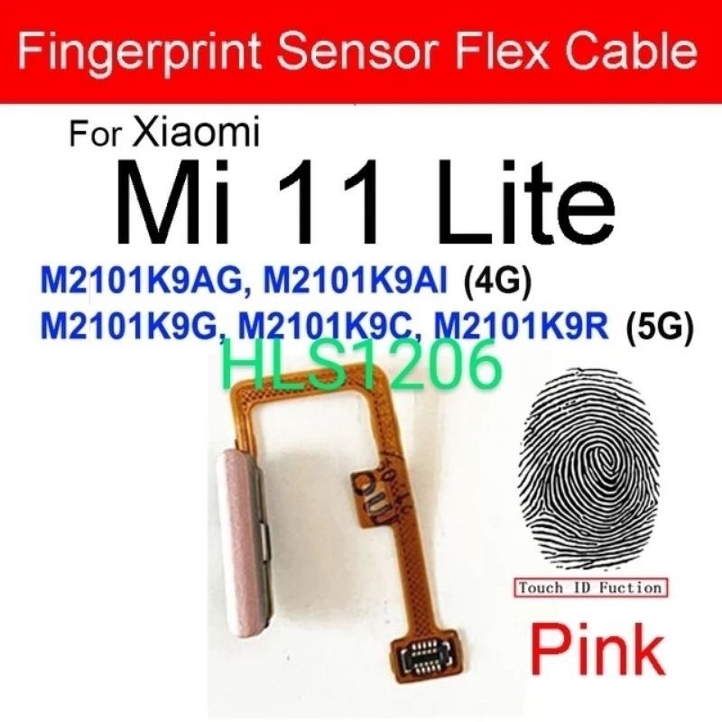 Cảm biến vân tay cho Xiaomi Mi 11 Lite 4G/5G Lite NE chính hãng