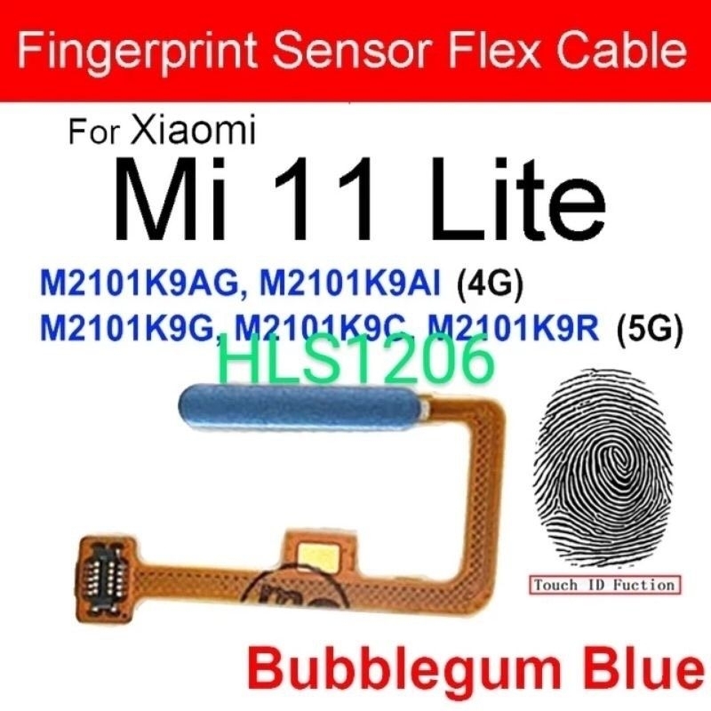 Cảm biến vân tay cho Xiaomi Mi 11 Lite 4G/5G Lite NE chính hãng
