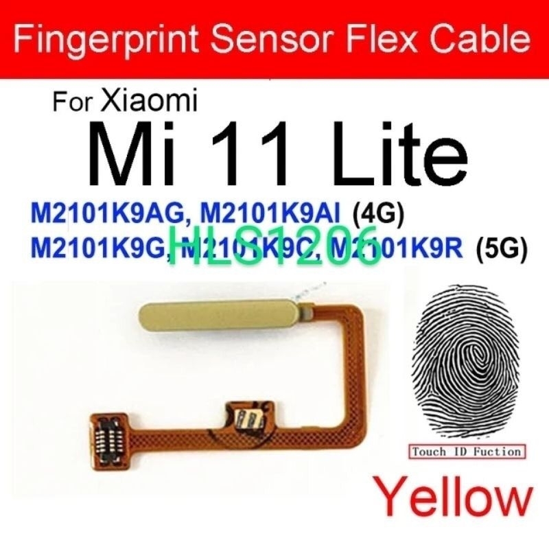 Cảm biến vân tay cho Xiaomi Mi 11 Lite 4G/5G Lite NE chính hãng