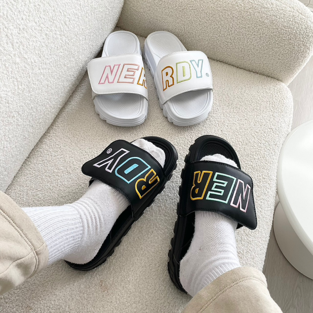 DÉP NER DYY CẦU VÒNG QUAI DÁN TRẮNG ĐEN FULLBOX - Hỗ trợ đổi size